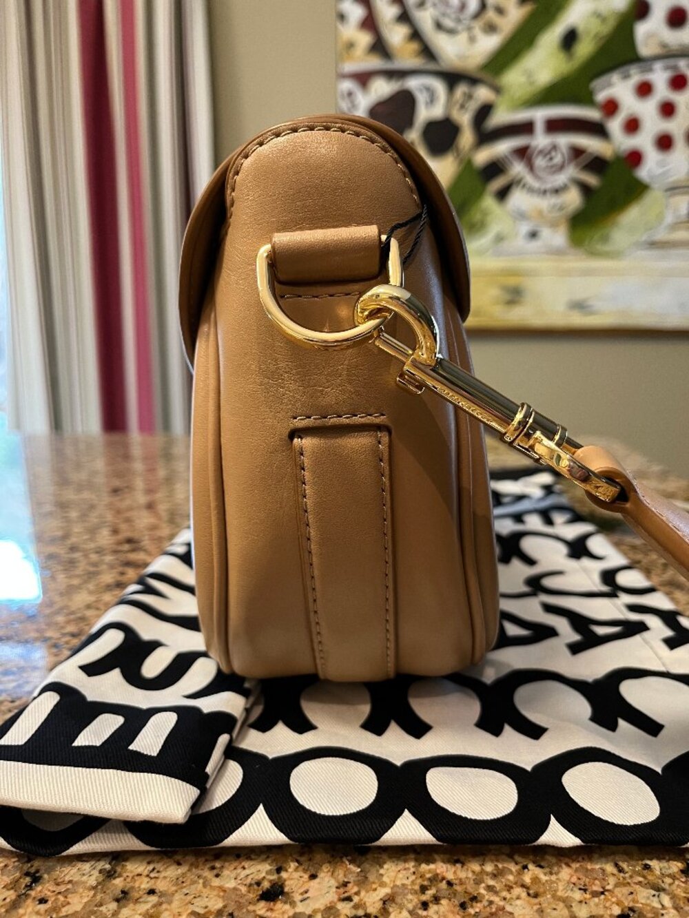 Marc Jacobs Saddle Bag Sz Medium - Leather - Authentic - Picture 8 of 17